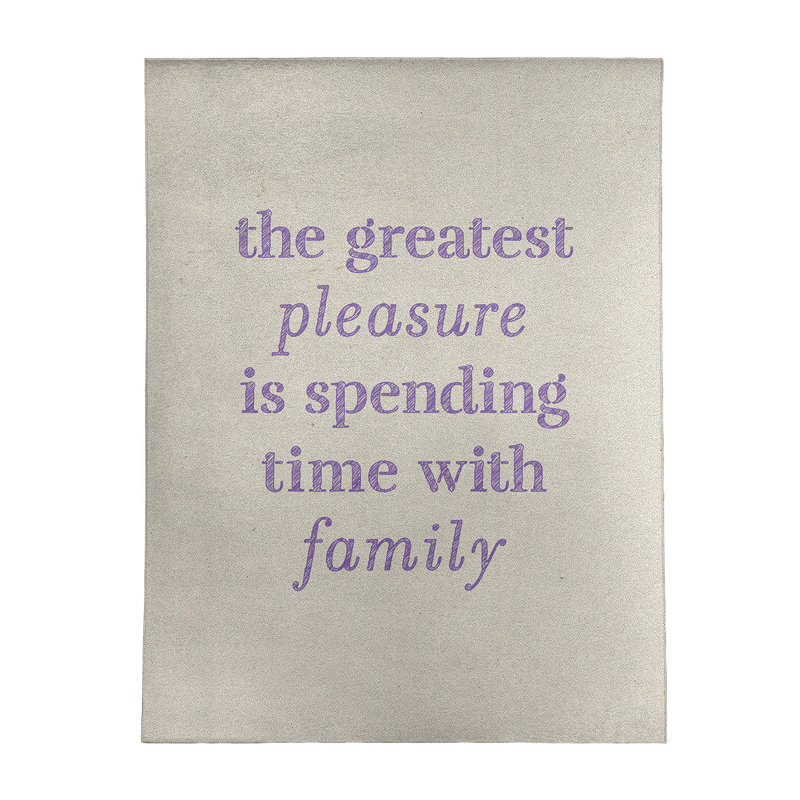 Tapis en poly-chenille en polyester "love", Rectangle 5 pi x 7 pi