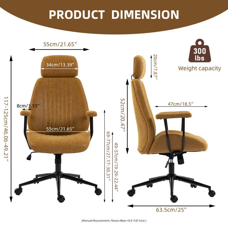 Office Chair, Brown