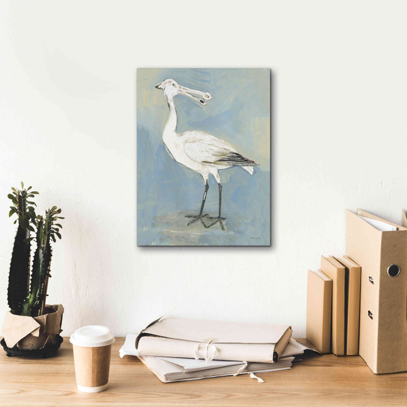 «Sea Bird 1» par Stellar Design Studio, estampe numérique sur toile, H 16 po x l 12 po x P 0,75 po