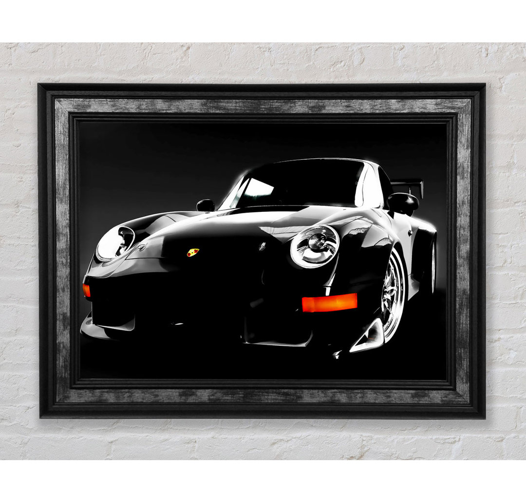 Porsche 911 Schwarz - Druck