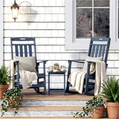 HDPE All-Weather Outdoor Rocking Chair Oversized(Set Of 2)