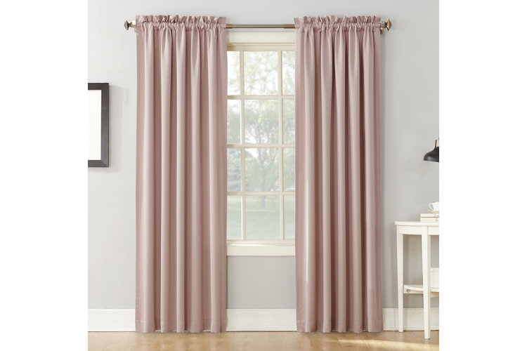 Wayfair Basics® Solid Color Room Darkening Thermal Rod Pocket Single Curtain Panel