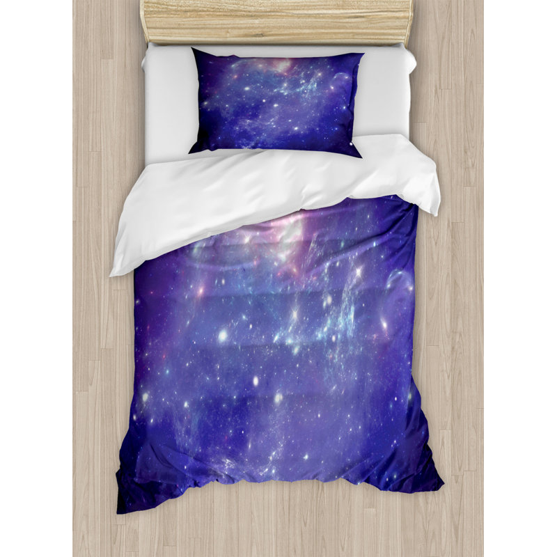 Modern & Contemporary Polyester Duvet Cover, Twin Duvet Cover + 1 Sham