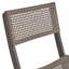 Ensemble de 2 chaises de patio en bois d'acacia