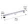 40" Linear Shower Drain with Offset Linear Pattern Grate