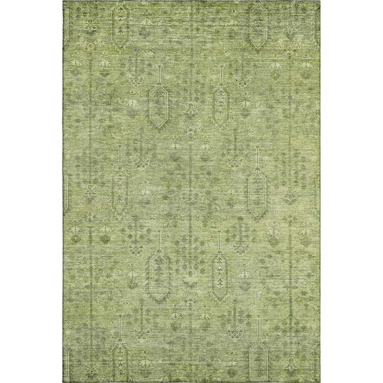 Premium Machine Washable Prisco Sage Rug