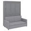 Grand lit escamotable mural avec coussin-1939722400