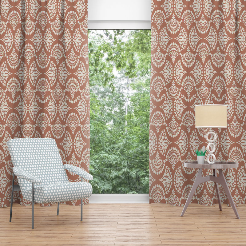 Paire de rideaux obscurcissant en polyester Alura, L 20 po x L 52 po