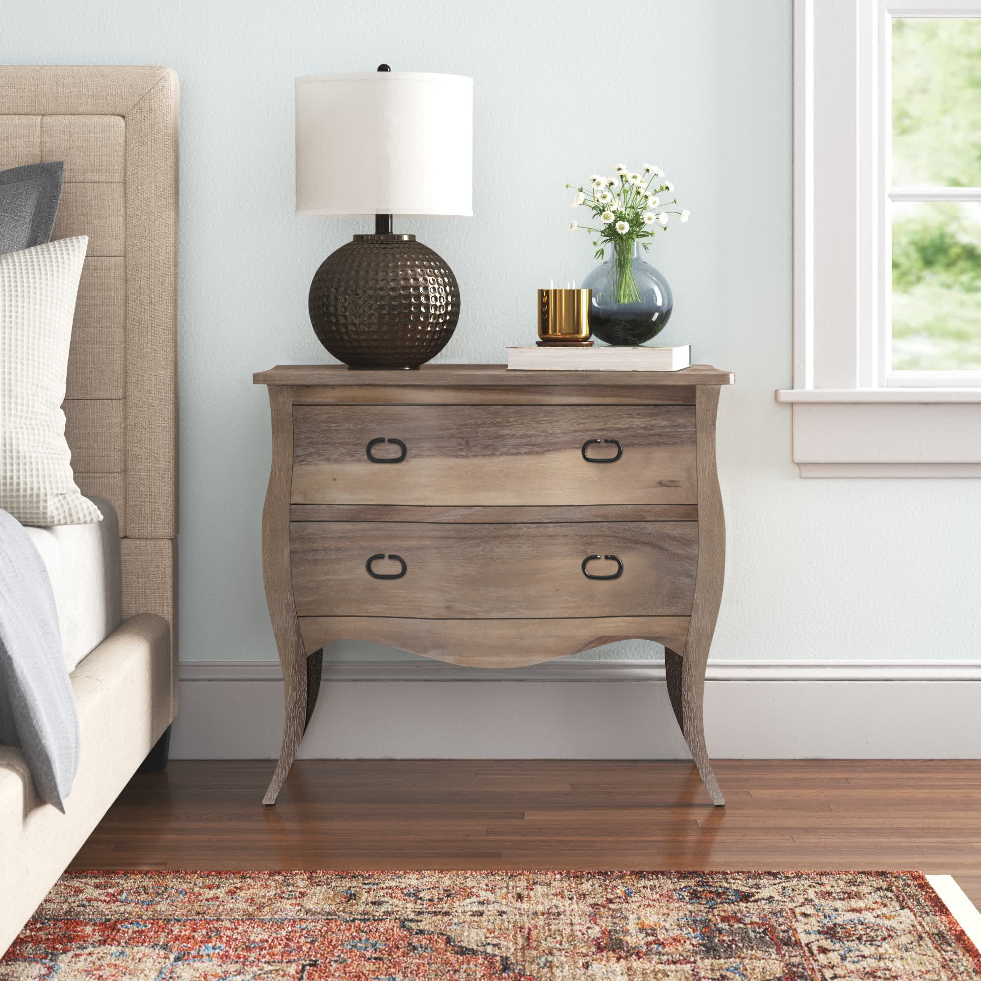 Frida Accent Chest, Natural Mango