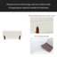 Banc avec rangement rabattable et coussin de siège