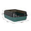 Waymart Plastic Litter Box with Scoop