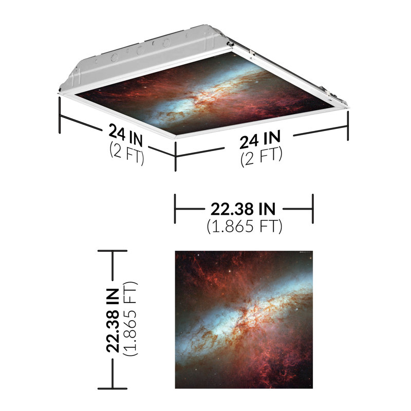 Housse pour éclairage décoratif flexible astronomique
