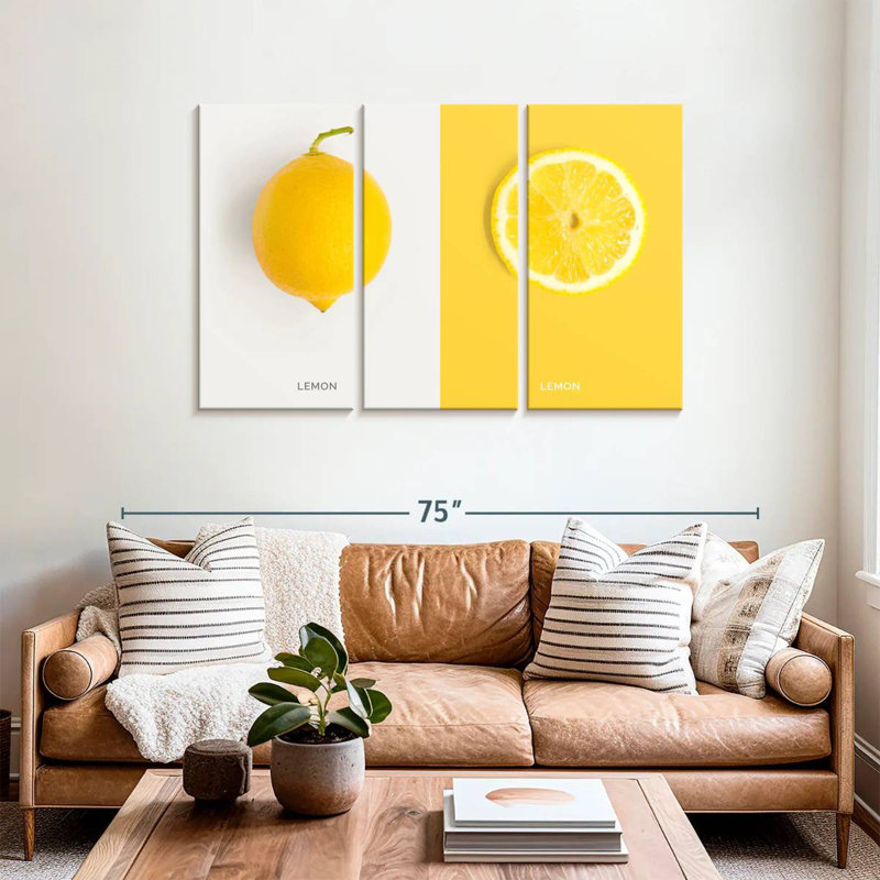 Yarlin Lemon, 36" H x 57" W