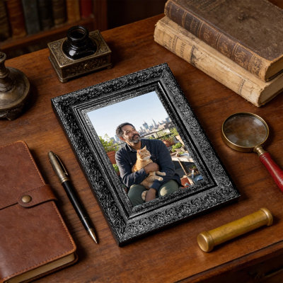 Cadre photo 8 "x 10" noir 1PC pour décoration murale et de table