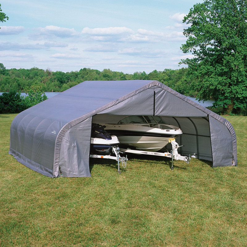 23 Ft. W x 20 Ft. D Garage, Grey