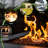 28In Outdoor Propane Fire Pit Table, 50000 Gas Fireplace With Lid, Lava Stone, Approved For Backyard Balcony Courtyard Patio Garden
