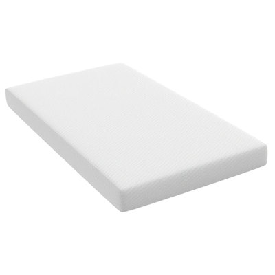 Très grand matelas Aysa, mousse mémoire, housse en polyester blanc, 10 pouces