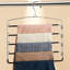 Cintres anti-dérapants pour pantalons multicouches avec bras pivotants, organisateur de garde-robe en acier inoxydable pour jeans, pantalons et vêtements, solution de rangement peu encombrante