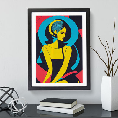 Vivid Abstract Woman - Wall Art