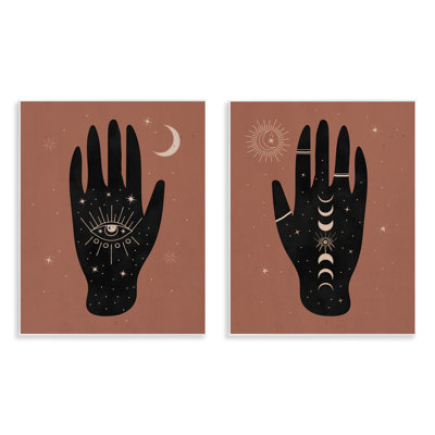  «All Seeing Mystical Hands» par Nina Blue