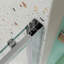 Porte de douche coulissante de 56 à 60 po x H 72 po avec porte en verre trempé de 1/4 po-114613318