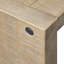 Console de 54 po en bois massif, de style moderne, fini blé récupéré, pour différentes utilisations de la pièce