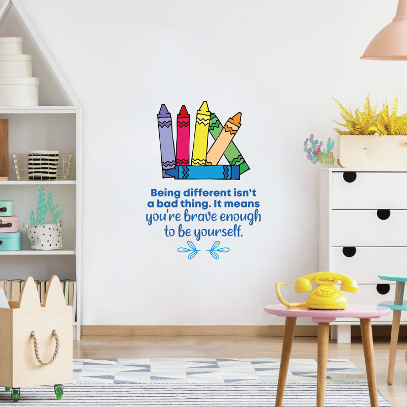 Text & Numbers Wall Decal, 28" H x 28" W