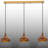 Adjustable Height 3 Lights Teardrop Kitchen Island Pendant-1329884266