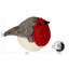 Oiseau à l’arbre de noël fabriqué à la main