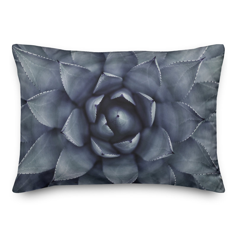  Outdoor Rectangular Pillow Cover & Insert, Blue