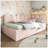 Upholstered Daybed with Hydraulic Storage, Twin Size, Velvet Fabric, Metal Slatted Frame, Space-Saving Design-1299210728