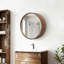 Miroir mural coulissant avec armoire de rangement à 2 niveaux - 23,62 po, conception peu encombrante
