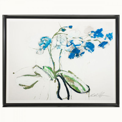 Orchidée par Robert Robinson - Reproduction d'art sur papier encadrée