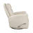 Glider Reclining Chair Swivel Motion Beige Breathable Faux Leather Upholstery Luxury Living Room Furniture-603456767