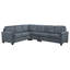4-Piece Upholstered Sectional Sofa-1162228874