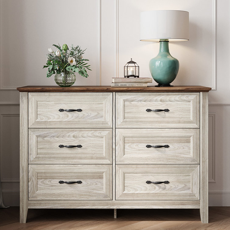 Commode double 6 tiroirs Mize