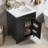 24 Inch Bathroom Vanity with Sink,3 Drawers-117981692
