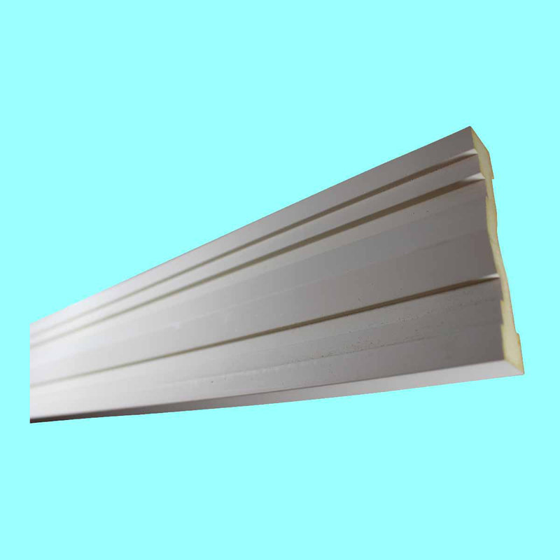 Primed White Urethane Crown Moulding 96" L