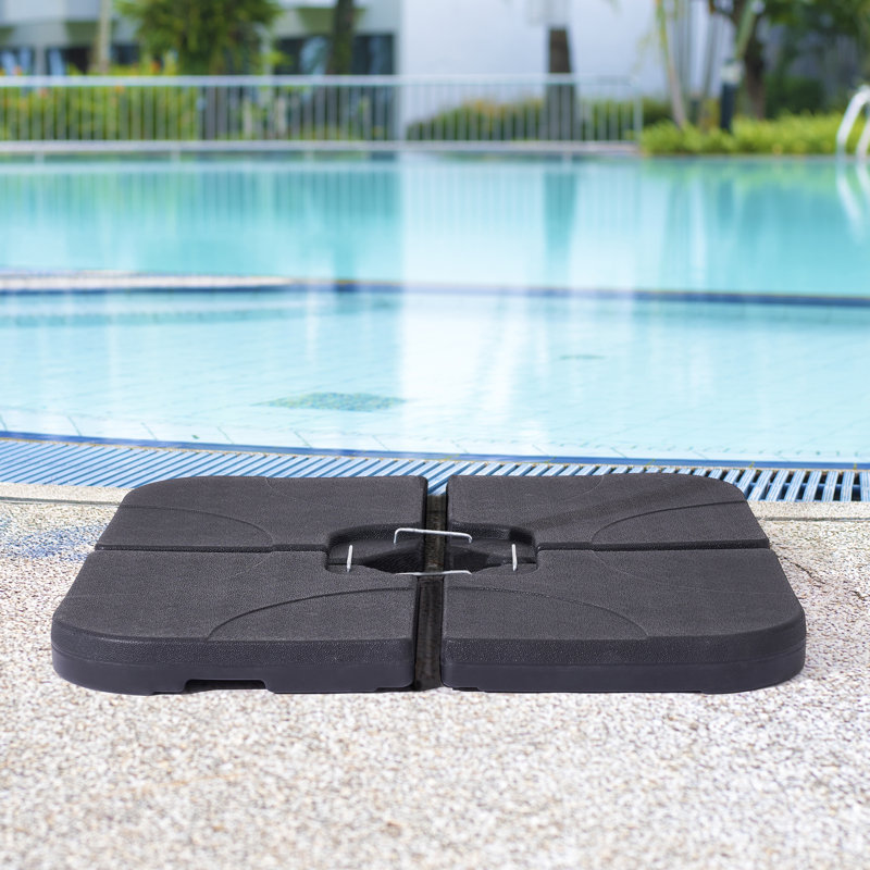 Base de parasol autoportante en plastique
