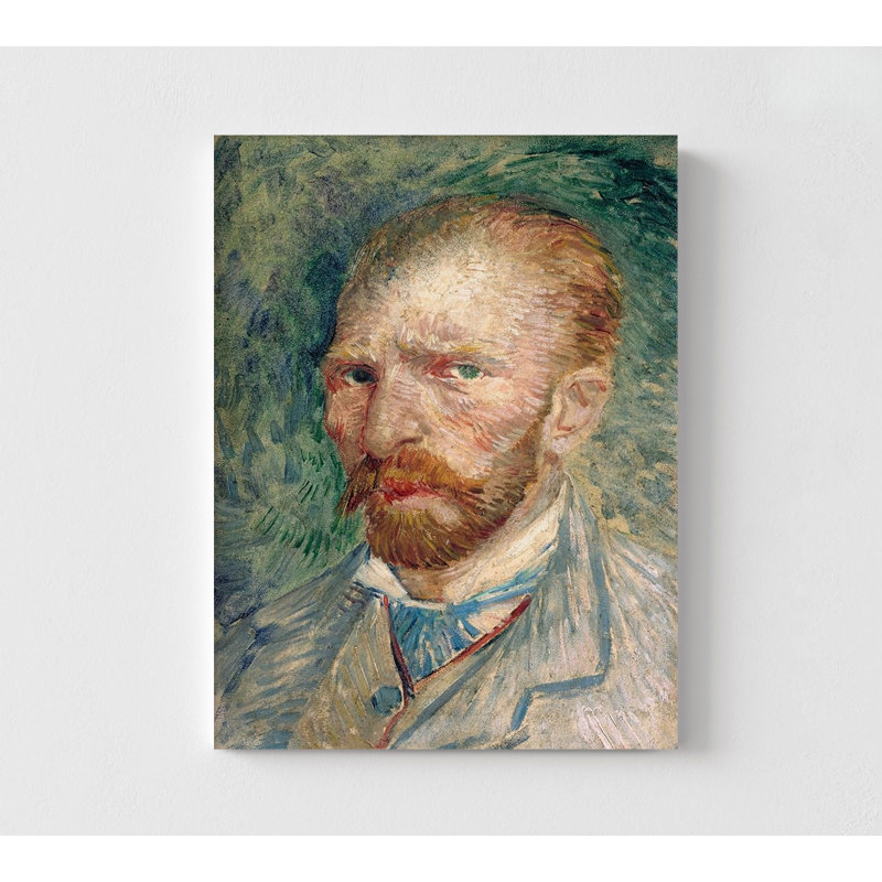 Autoportrait par Vincent Van Gogh, art mural Portrait, visage de Van Gogh, impression de Portrait d'homme, reproduction d'art, art de style Van Gogh, art mural encadré