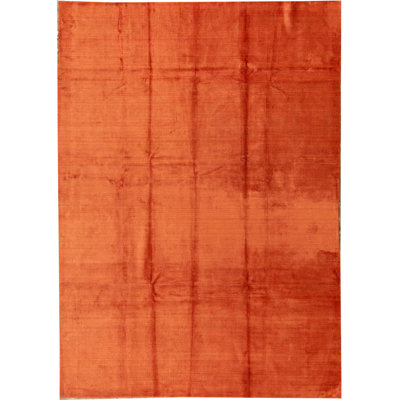 Area Rug in Rust