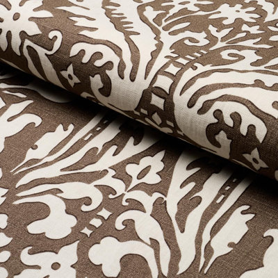 Tissu damassé Schumacher X Veere Grenney Suffolk