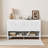 Sideboard With 4-doors, Storage Shelves And Hooks-6373251