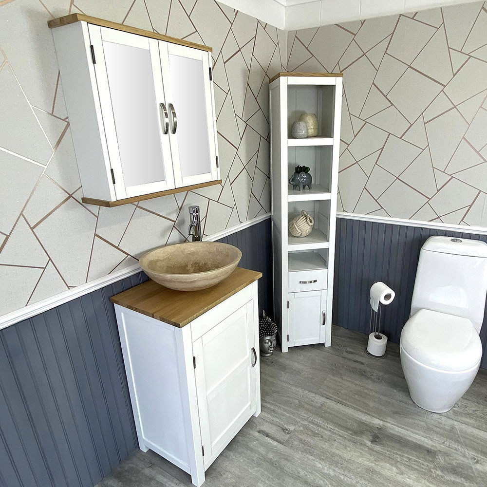 Marroquin 515mm Free-standing Cloakroom Vanity Unit