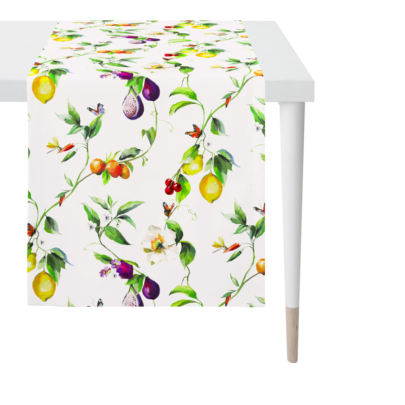Floral Polyester Table Runner