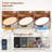 Beown Wood Modern Wooden Ceiling Fan With Light Remote Control 6-Speed Reversible DC Motor
