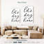 Kema «Stay Stay Home», typographie