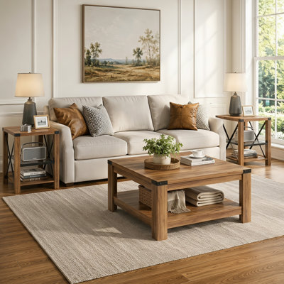 3-piece Living Room Table Set