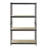 5- Shelf Metal Garage Storage Shelving Unit In Sliver Vein (48"W x 24"D x 72"H-896898363