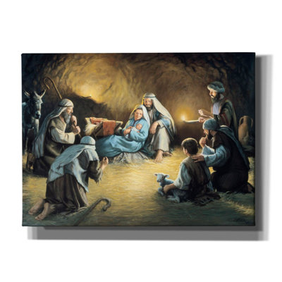 «Nativité» par David Lindsley, art mural sur toile